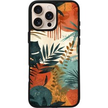 iPhone 14 Pro Max Uyumlu Botanik Tasarımlı Glossy Premium Kılıf
