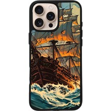 iPhone 15 Pro Max Uyumlu Korsan Tasarımlı Glossy Premium Kılıf