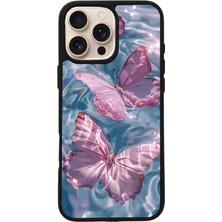 iPhone 14 Pro Max Uyumlu Kelebek Tasarımlı Glossy Premium Kılıf