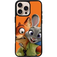 iPhone 14 Pro Uyumlu Zootropolis Tasarımlı Glossy Premium Kılıf