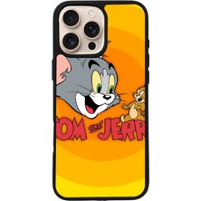 iPhone 16 Pro Max Uyumlu Tom And Jerry Tasarımlı Glossy Premium Kılıf