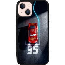 iPhone 15 Uyumlu Şimsek Mcqueen Tasarımlı Glossy Premium Kılıf