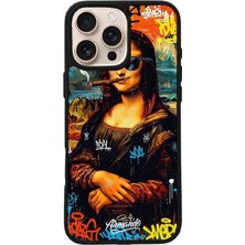 iPhone 15 Pro Max Uyumlu Monalisa Tasarımlı Glossy Premium Kılıf