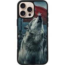 iPhone 15 Pro Uyumlu Bozkurt Tasarımlı Glossy Premium Kılıf