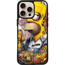 iPhone 14 Pro Max Uyumlu The Simpsons Tasarımlı Glossy Premium Kılıf