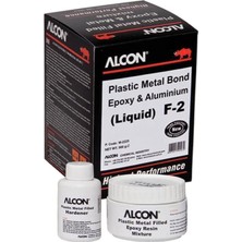 Alcon (F-2) Plastic Metal Epoxy Liquid Alüminyum Bond Putty M-2225 500GR