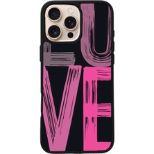 iPhone 14 Pro Uyumlu Love Tasarımlı Glossy Premium Kılıf
