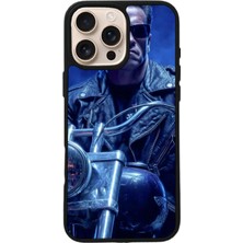 iPhone 16 Pro Max Uyumlu Terminator Tasarımlı Glossy Premium Kılıf