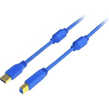 Frisby FA-US30 USB 3.0 Type-A Male To Type-B Male, 1.5 Meter, Blue Printer Cable #FA-US30