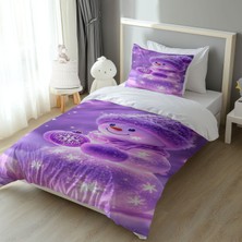 Mor Kardan Adam Yatak Örtüsü M10