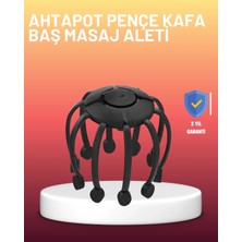 AyrStore Buğz USB Şarjlı Kafa Masaj Aleti 3 Modlu 8 Başlıklı Stres Giderici