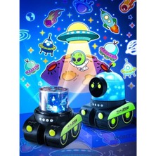 AyrStore Buğz Robot Tasarımlı Projektör Gece Lambası