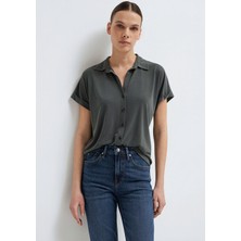 Mavi Soft-Premium Yeşil (TENCEL™) Modal Karışımlı Gömlek 168081-71587