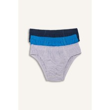 DeFacto Penye 3'lü Slip Külot Erkek Çocuk G8560A826SP
