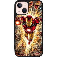 iPhone 15 Plus Uyumlu  Iron Man ( Demir Adam ) Tasarımlı Glossy Premium Kılıf