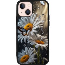 iPhone 15 Uyumlu Cicek Tasarımlı Glossy Premium Kılıf