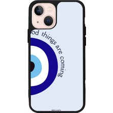 iPhone 15 Uyumlu Nazar Tasarımlı Glossy Premium Kılıf