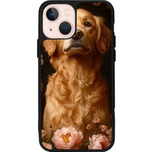 iPhone 15 Uyumlu Golden Kopek Tasarımlı Glossy Premium Kılıf