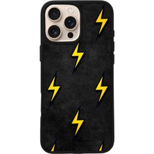 iPhone 16 Pro Max Uyumlu Simsek Tasarımlı Glossy Premium Kılıf