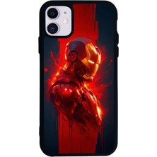 iPhone 11 Uyumlu  Iron Man ( Demir Adam ) Tasarımlı Glossy Premium Kılıf