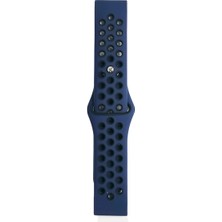 Lims Store Newface Watch 20MM Spor Delikli Kordon - Lacivert-Siyah