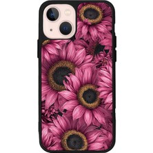 iPhone 15 Plus Uyumlu Cicek Tasarımlı Glossy Premium Kılıf