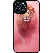 iPhone 12 Pro Max Uyumlu Aslan Tasarımlı Glossy Premium Kılıf