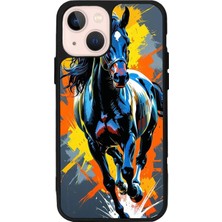 iPhone 15 Plus Uyumlu At Horse Tasarımlı Glossy Premium Kılıf