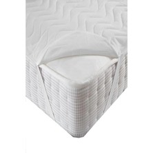 Derbey 180X200 cm Sıvı Geçirmez Köşe Lastikli Kapitoneli Çift Kişilik Yatak Koruyucu Alez