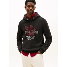Tommy Hilfiger Siyah Erkek Sweatshırt MW0MW41431BDS_MODERN Ath Graphıc Ho