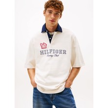 Tommy Hilfiger Sarı Erkek Polo T-Shirt MW0MW41963Z00_ATHLEISURE Rugby Clas