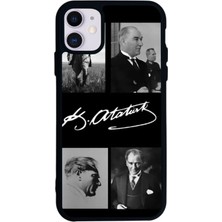 iPhone 11 Uyumlu Mustafa Kemal Ataturk Tasarımlı Glossy Premium Kılıf