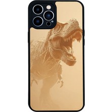 iPhone 12 Pro Max Uyumlu Dinazor Tasarımlı Glossy Premium Kılıf