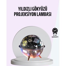 Calperia USB Şarjlı Uzay Temalı Işık Projektörü Hava Nemlendirici - Lisinya