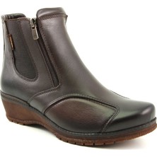 Forelli 25652 Kadın Kahve Deri Halluks Comfort Bot