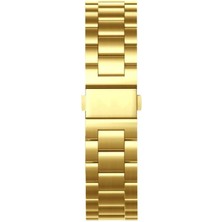 Lims Store Newface Apple Watch 42MM Metal Baklalı Kordon - Gold