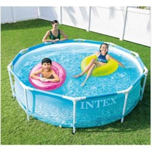 Intex Metal Frame Kolay Kurulumlu Büyük Boy Bahçe ve Teras Havuzu - 305 cm