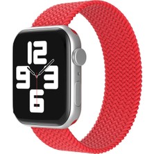 Lims Store Newface Apple Watch 38MM Ayarlı Solo Silikon Kordon - Kırmızı