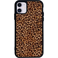 iPhone 11 Uyumlu Leopar Tasarımlı Glossy Premium Kılıf