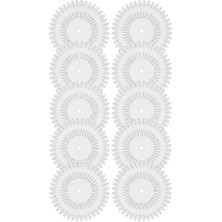 Nazarone 10'lu Set Disket Toplu Iğne Beyaz (Viva Başlı)