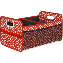 Negok Mack MCC-5001B Kırmızı Easygo Bagaj Organizer+Soğutucu Çanta Desenli