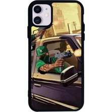 iPhone 11 Uyumlu Gta Tasarımlı Glossy Premium Kılıf
