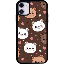 iPhone 11 Uyumlu Ayı Tasarımlı Glossy Premium Kılıf