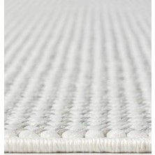 Anutya Home Gri Beyaz Iskandinav Bukleli Yumuşak Minimalist Salon Koridor Mutfak Çocuk Oturma Odası Halısı