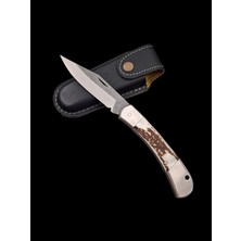 Geyik Boynuzu N690 Böhler Çelik Cep Çakısı