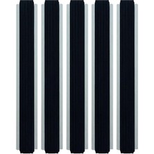 Tek-İş 5 Adet No: 2 Siyah Yassı Lastik - 10 Metre (Süper Kalite)