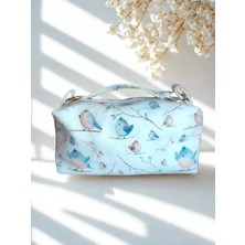 Aduşka Çok Amaçlı Multipurpose Makyaj Çantası Kuşlu