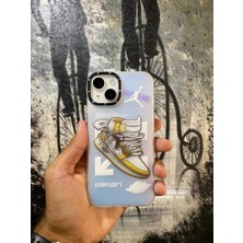 Davinci Case iPhone 12/12 Pro Off-White Air Jordan Hologram Baskı Kılıf