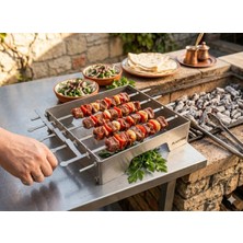 Kebapmatik Inox Paslanmaz Pratik Kebap Pişirme Aparatı