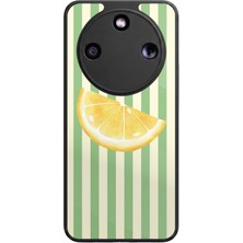 Honor Magic 8 Lite Uyumlu Limon Tasarımlı Glossy Premium Kılıf